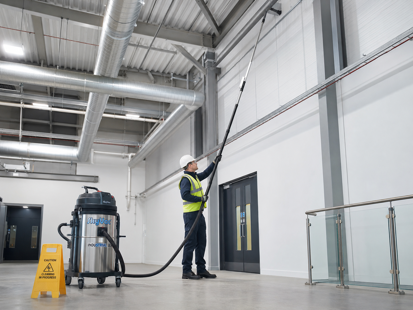 High Level Internal Cleaning Vacuum — CleanCo cleaning service